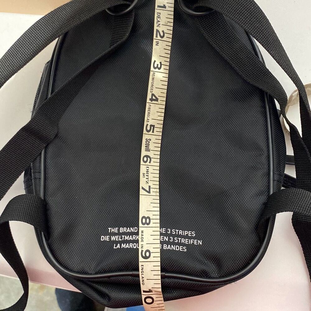 Adidas Originals MINI Backpack BLACK/WHITE - Picture 5 of 7
